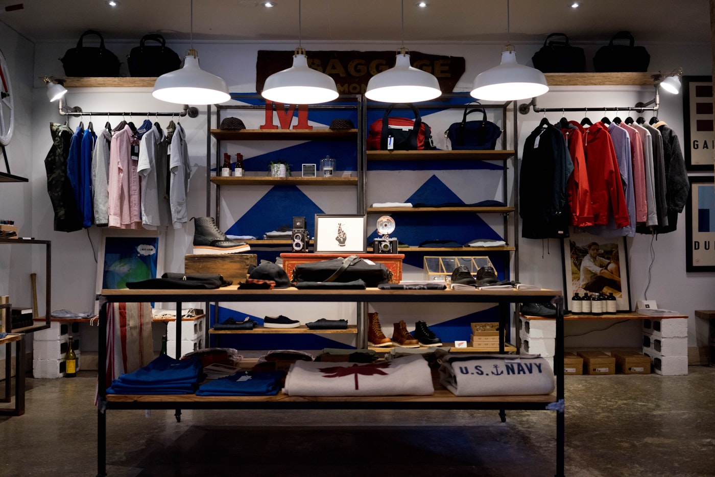 Customers browsing a retail store